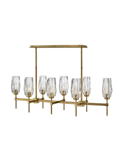 Ana 8 Light Linear Kitchen Island Chandelier